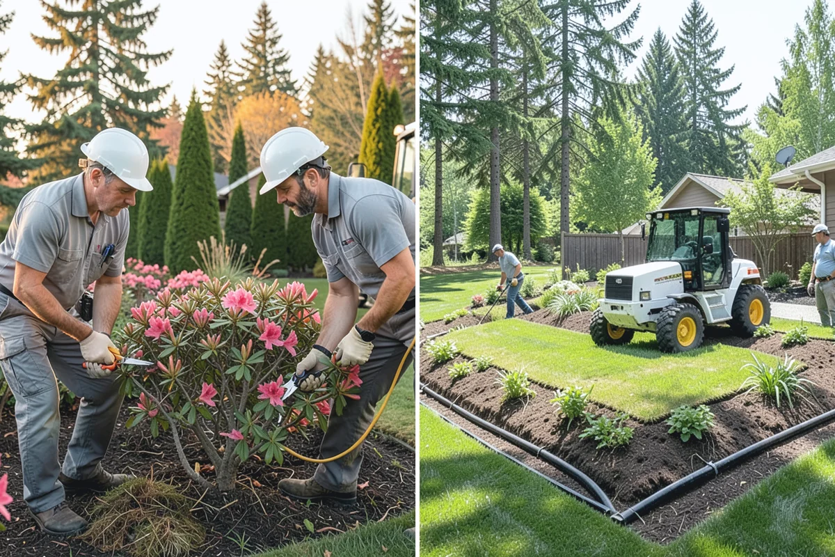Hedge Shaping in Darrington, Snohomish County, WA - Study the hedge's current form and growth pattern