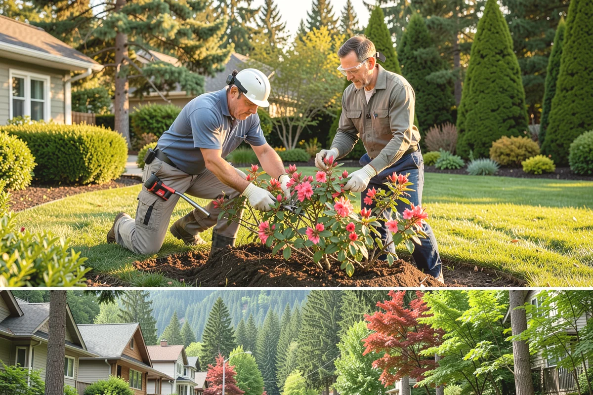 Hedge Shaping in Darrington, Snohomish County, WA - Best shaped in late spring after the first flush, with light refinement in late summer across the Sound.
