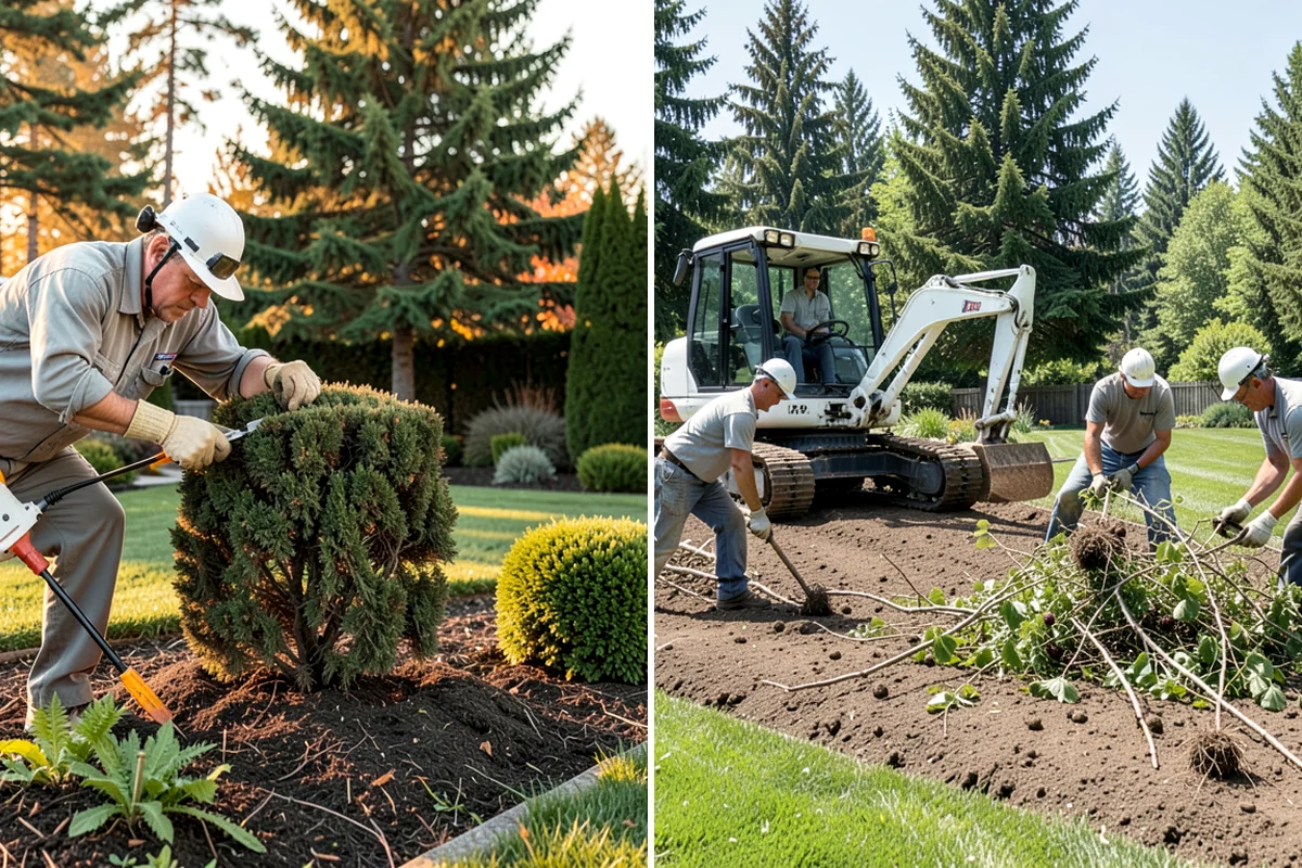 Hedge Shaping in Gig Harbor, Pierce County, WA - Study the hedge's current form and growth pattern