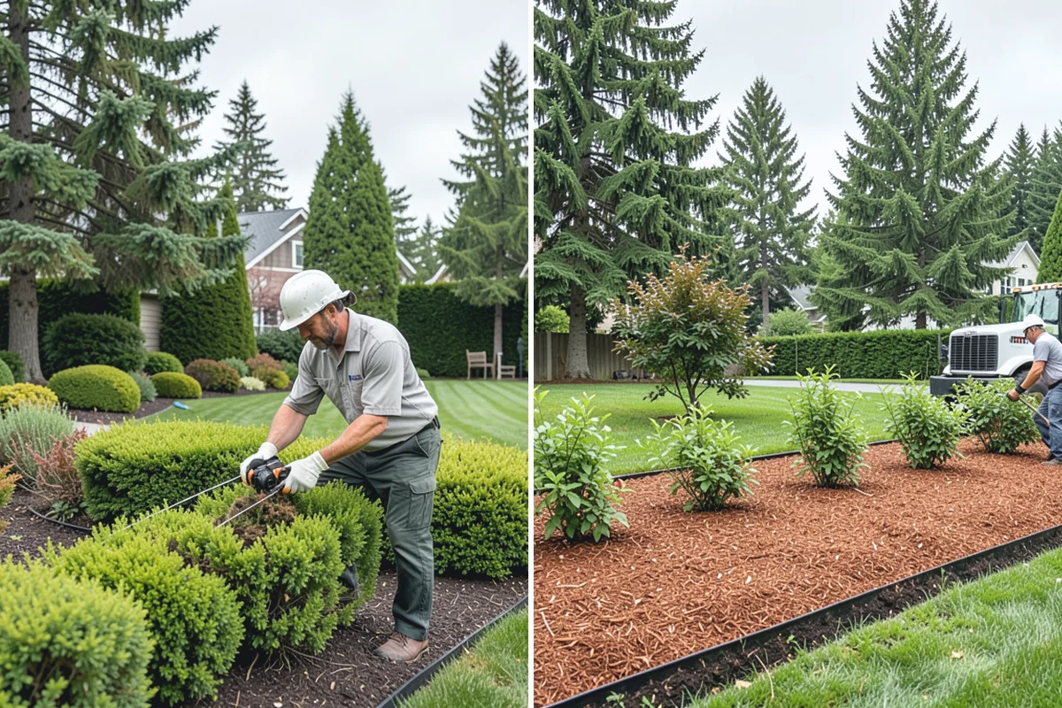 Hedge Shaping in Hamilton, Skagit County, WA - Study the hedge's current form and growth pattern