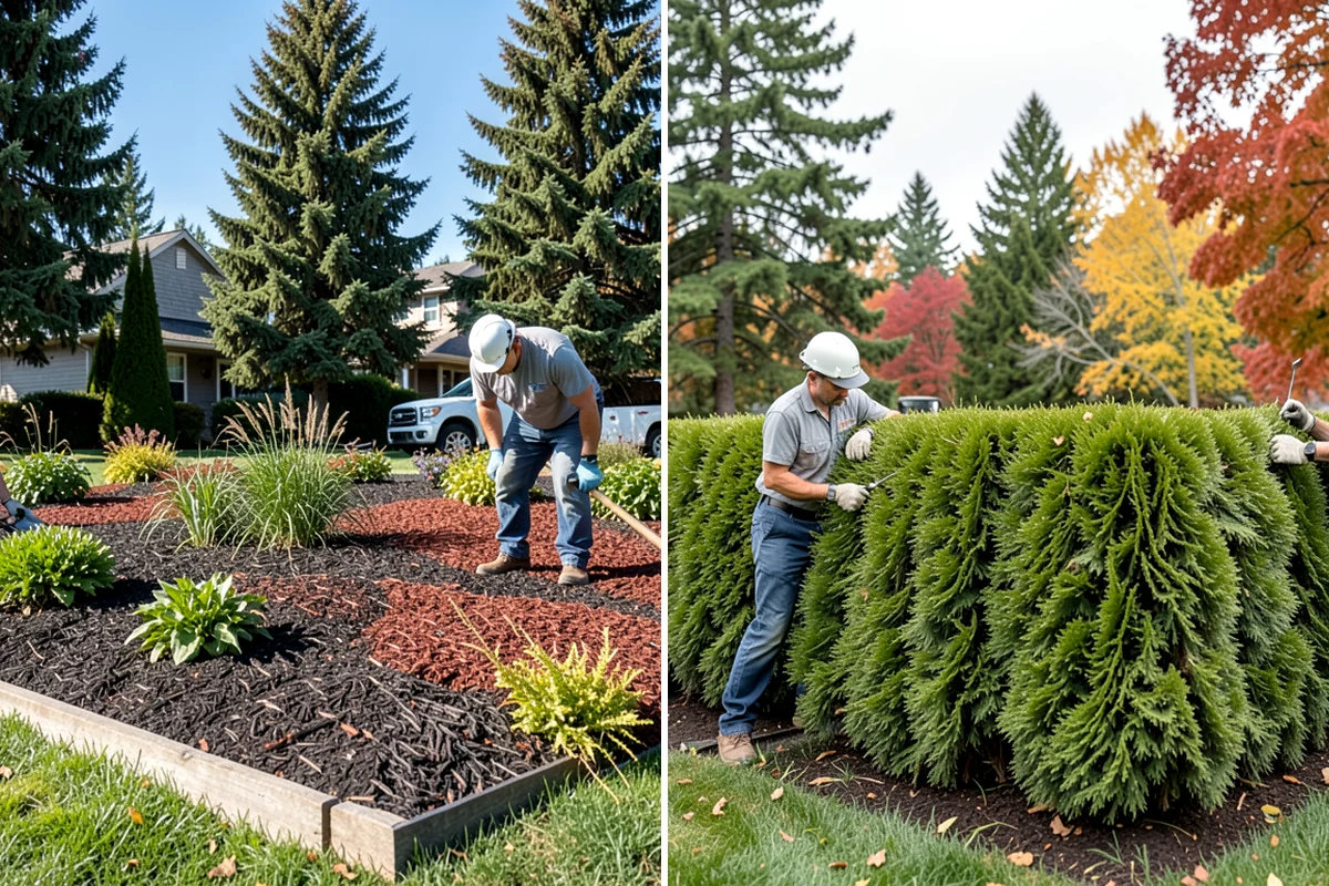 Hedge Shaping in Kenmore, King County, WA - Study the hedge's current form and growth pattern