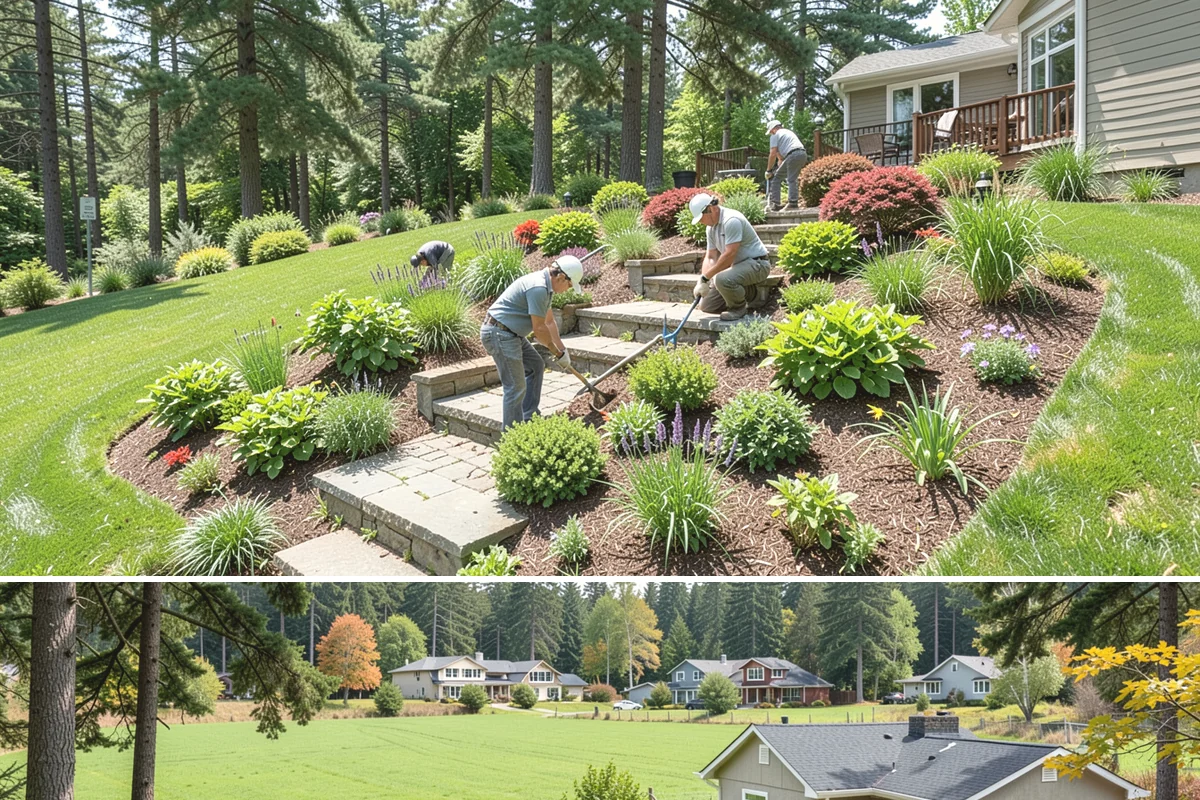 Hedge Shaping in Lyman, Skagit County, WA - Best shaped in late spring after the first flush, with light refinement in late summer across the Sound.