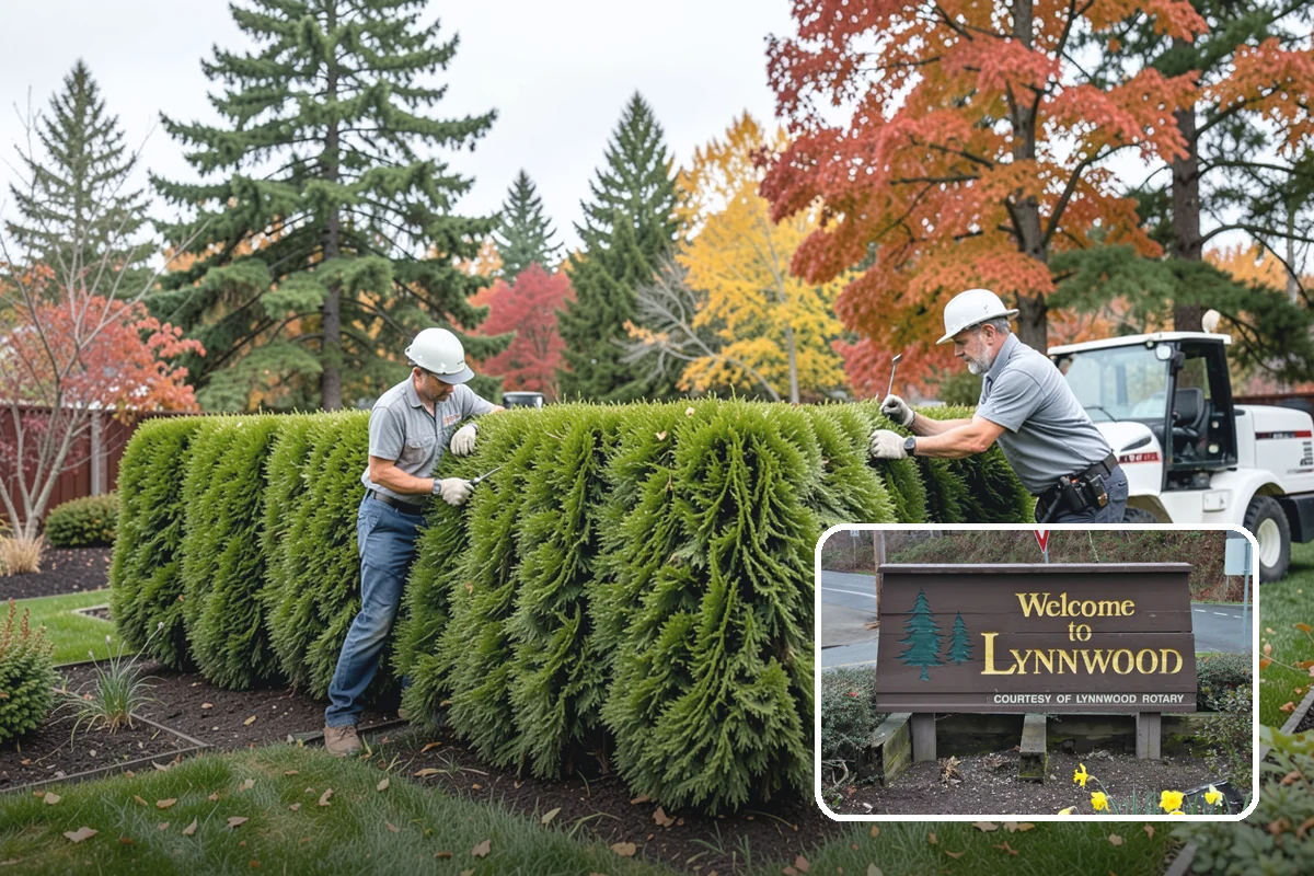 Hedge Shaping in Lynnwood, Snohomish County, WA - Restores clean, defined hedge lines