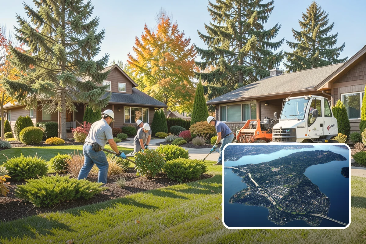 Hedge Shaping in Mercer Island, King County, WA - Restores clean, defined hedge lines