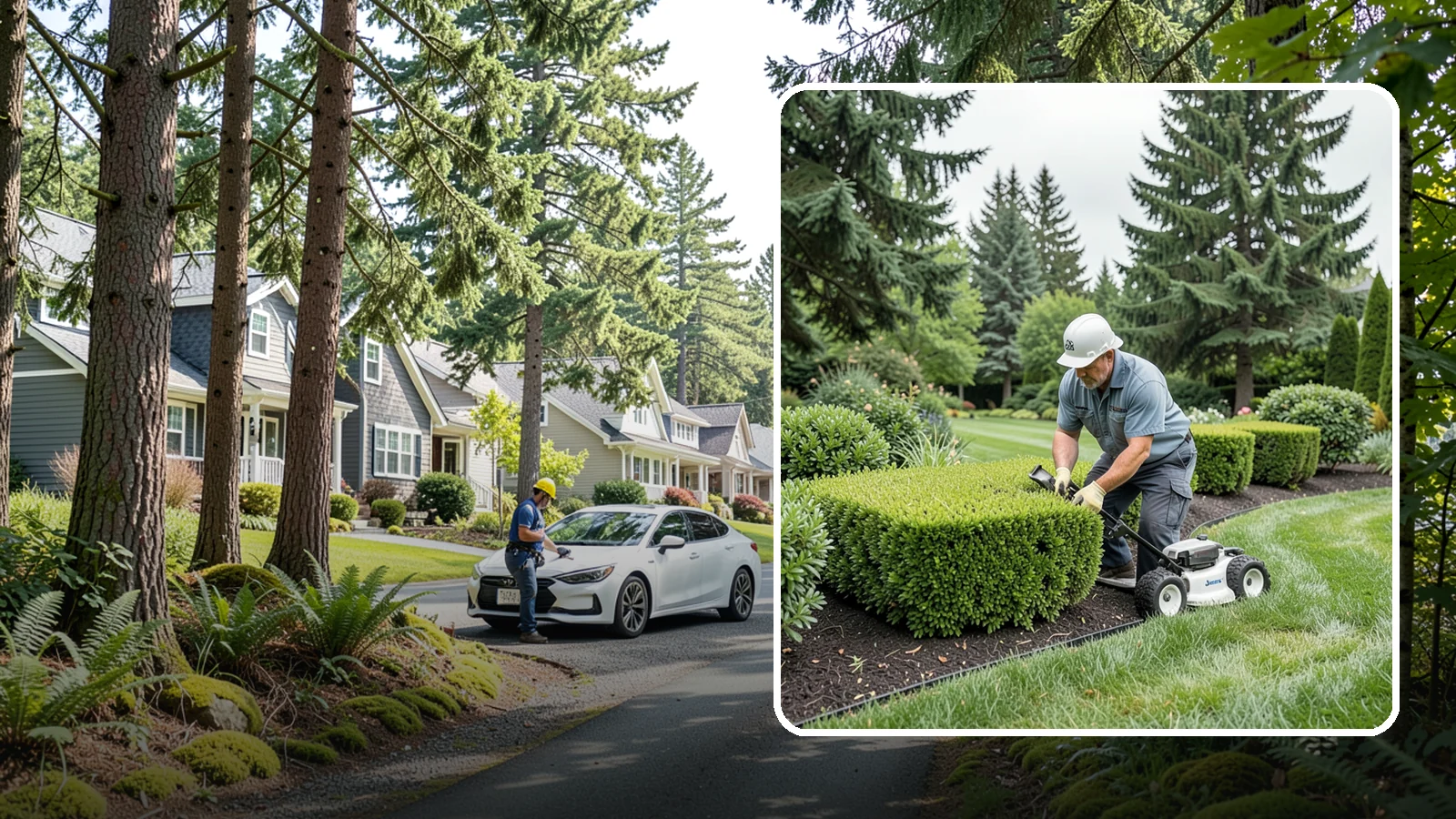 Hedge Shaping in Normandy Park, King County, WA - Detailed hedge shaping that transforms overgrown or uneven hedges into clean, architectural forms.