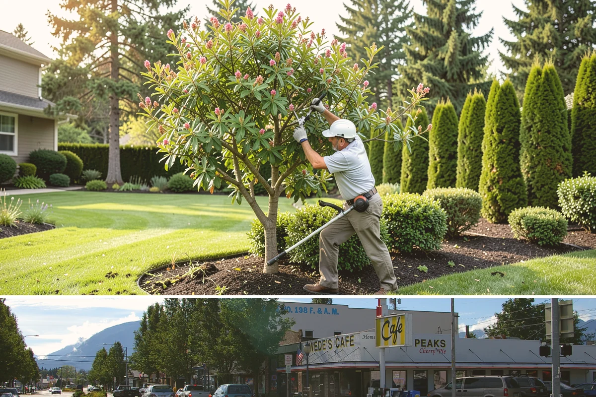 Hedge Shaping in North Bend, King County, WA - Best shaped in late spring after the first flush, with light refinement in late summer across the Sound.