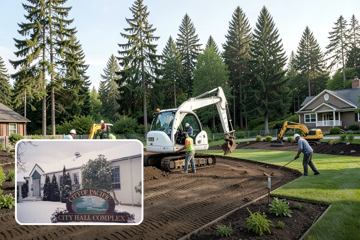 Hedge Shaping in Pacific, King County, WA - Restores clean, defined hedge lines