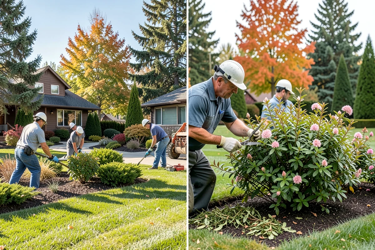 Hedge Shaping in Pacific, King County, WA - Study the hedge's current form and growth pattern