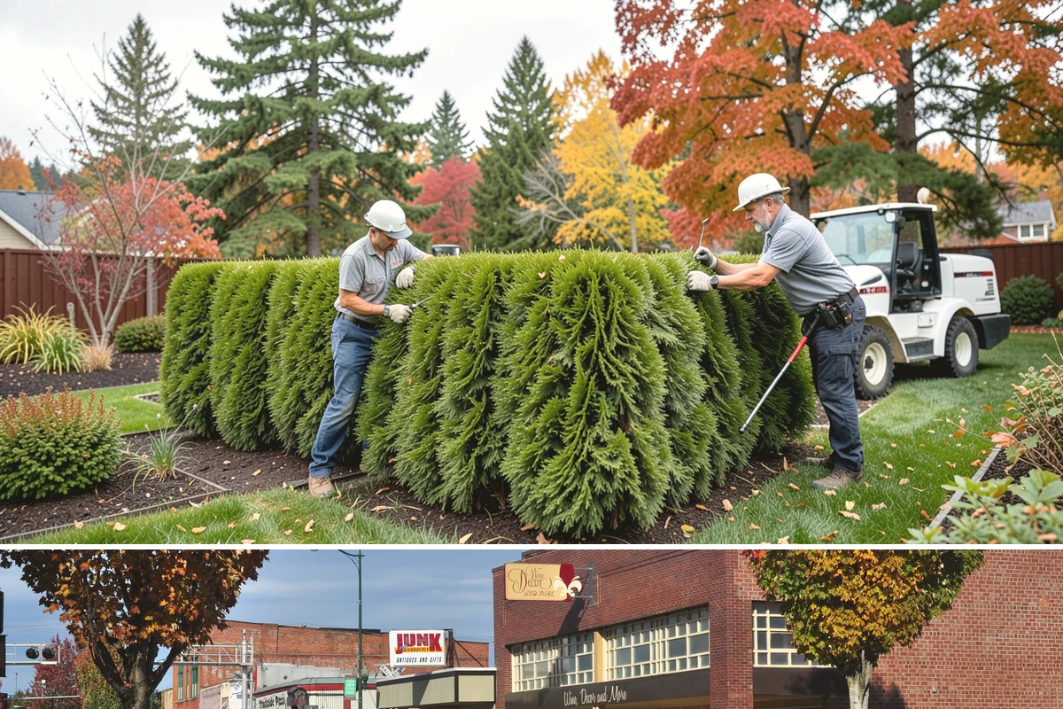 Hedge Shaping in Puyallup, Pierce County, WA - Best shaped in late spring after the first flush, with light refinement in late summer across the Sound.