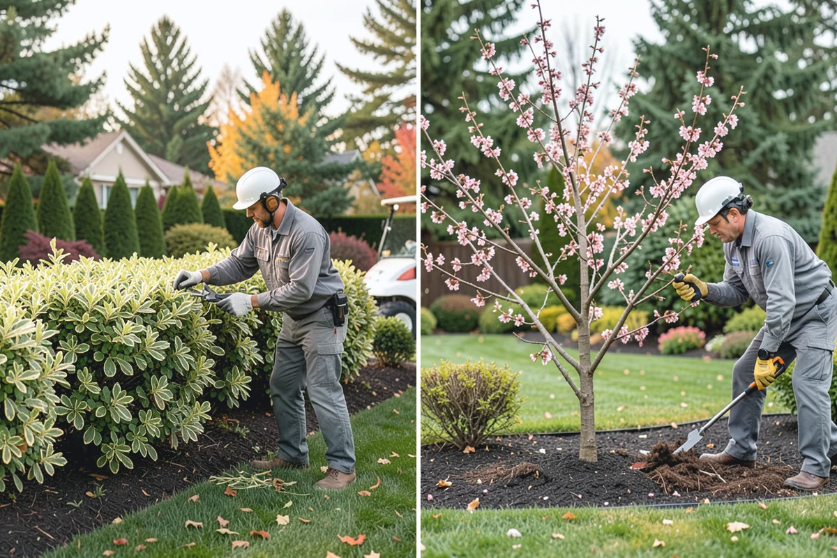 Hedge Shaping in Renton, King County, WA - Study the hedge's current form and growth pattern