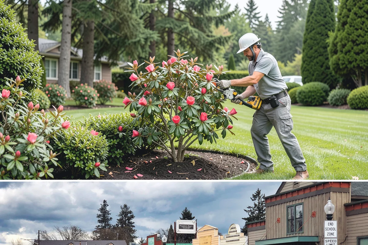 Hedge Shaping in Roy, Pierce County, WA - Best shaped in late spring after the first flush, with light refinement in late summer across the Sound.