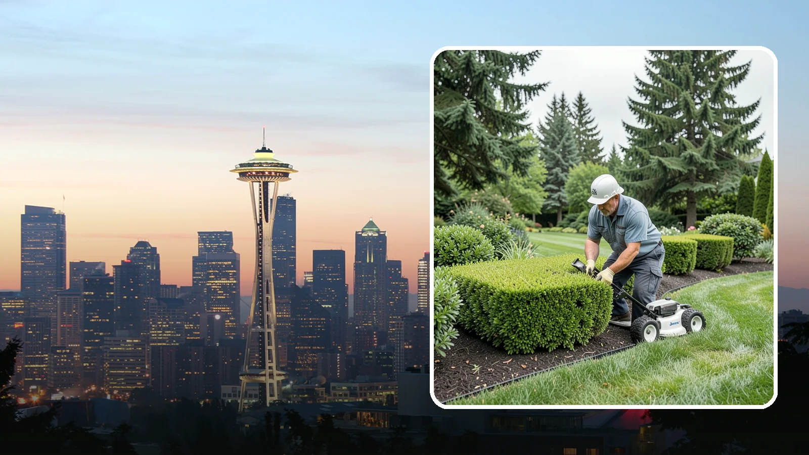 Hedge Shaping in Seattle, King County, WA - Detailed hedge shaping that transforms overgrown or uneven hedges into clean, architectural forms.