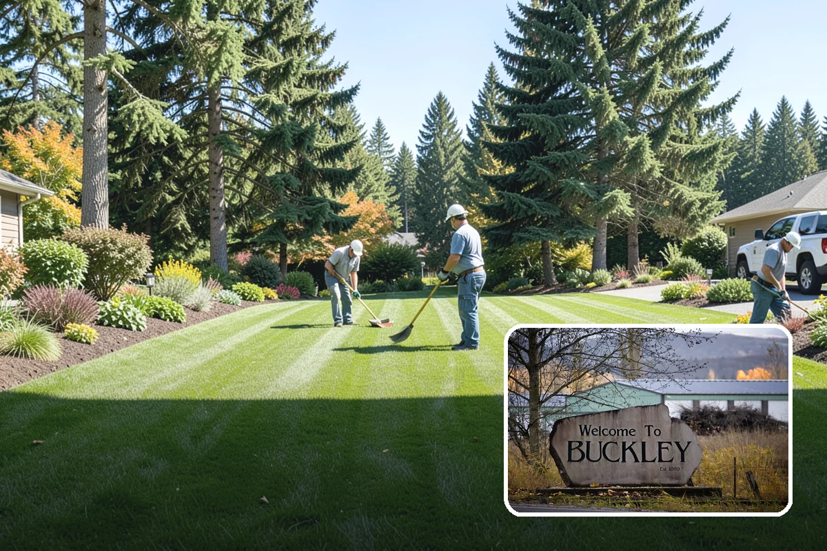 Hedge Trimming in Buckley, Pierce County, WA - Sharp, even faces and level tops