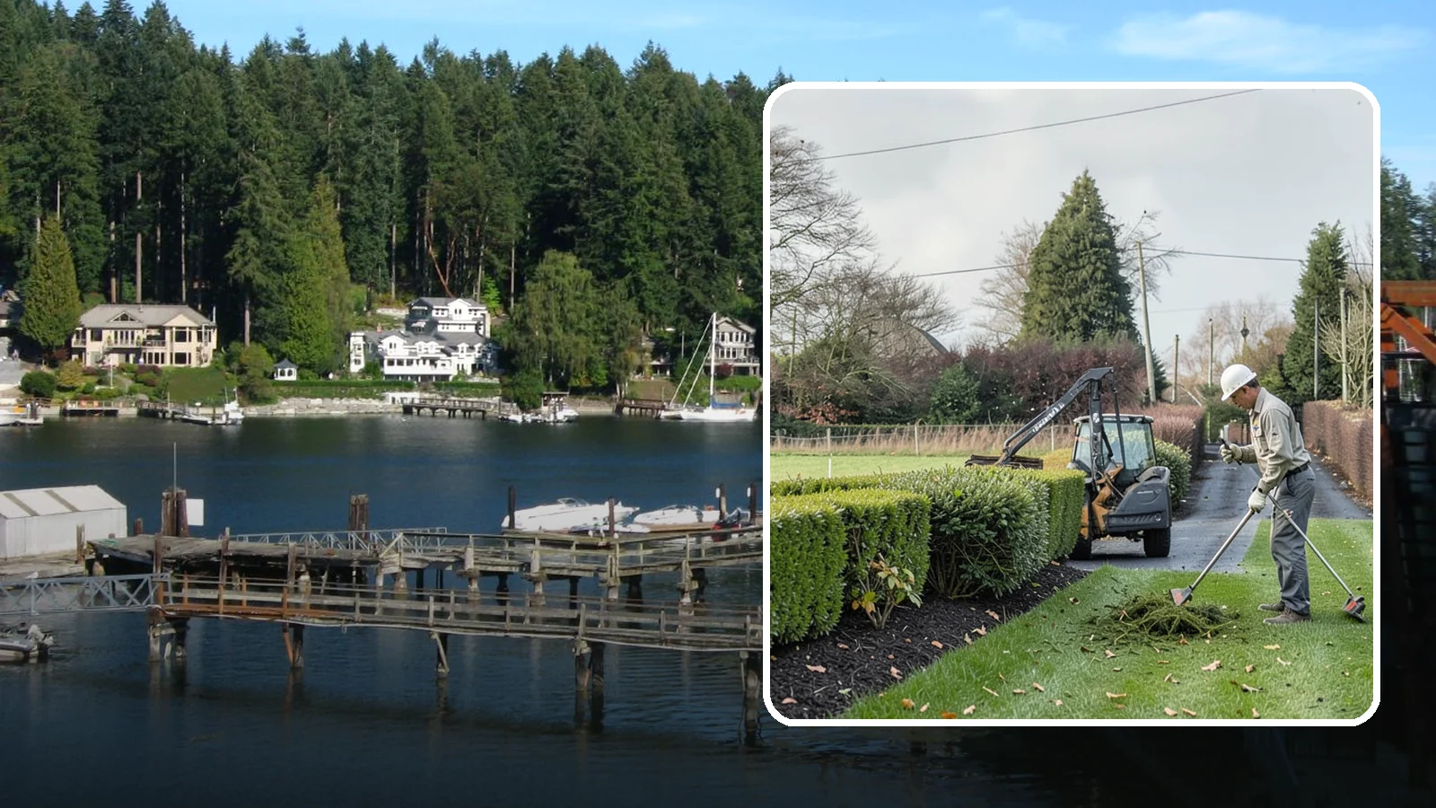 Hedge Trimming in Gig Harbor, Pierce County, WA - Precise hedge trimming that keeps hedges dense, healthy, and sharply shaped year after year.