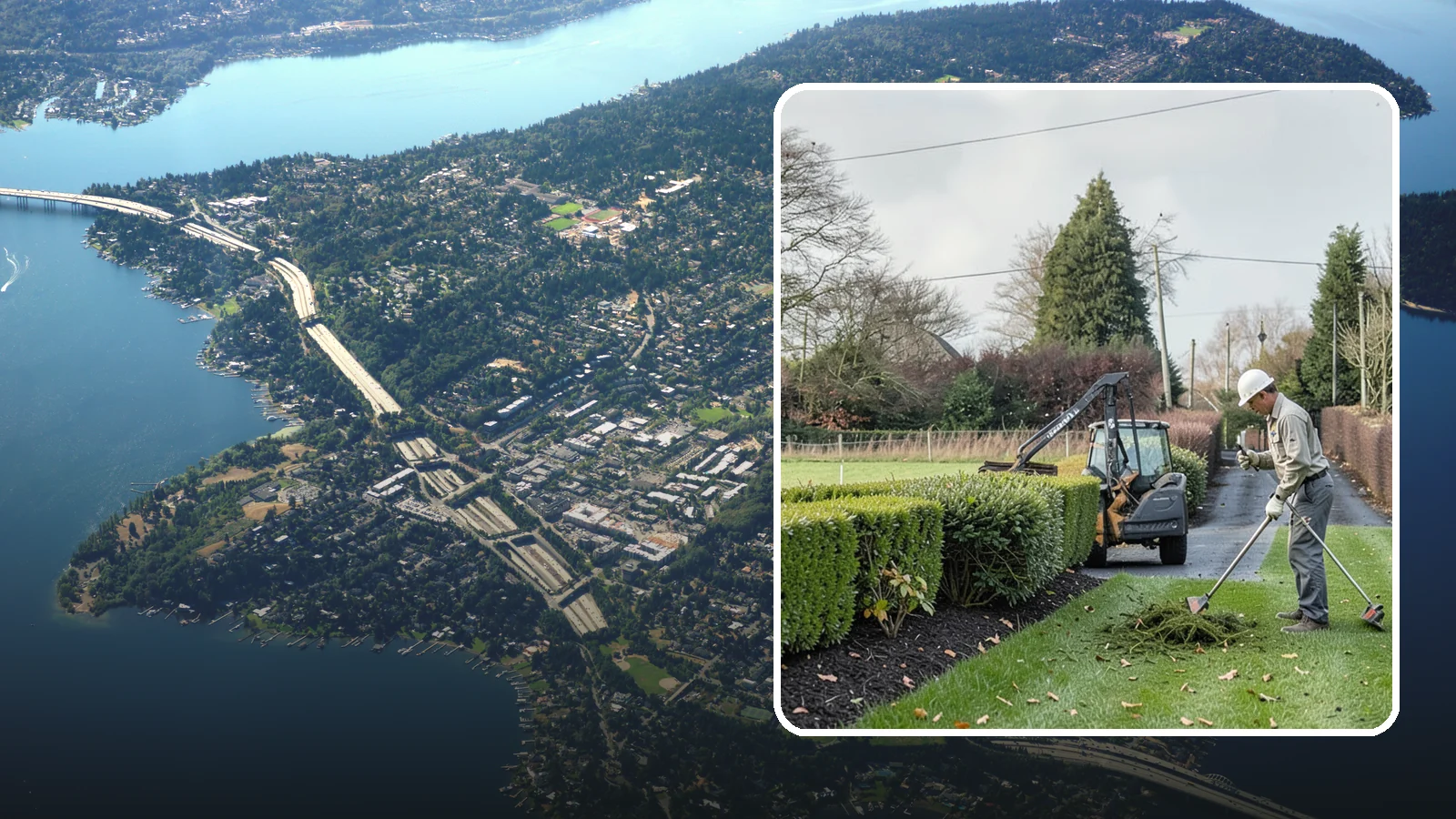 Hedge Trimming in Mercer Island, King County, WA - Precise hedge trimming that keeps hedges dense, healthy, and sharply shaped year after year.