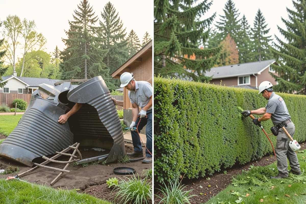 Hedge Trimming in Mount Vernon, Skagit County, WA - Assess hedge species, health, and shape