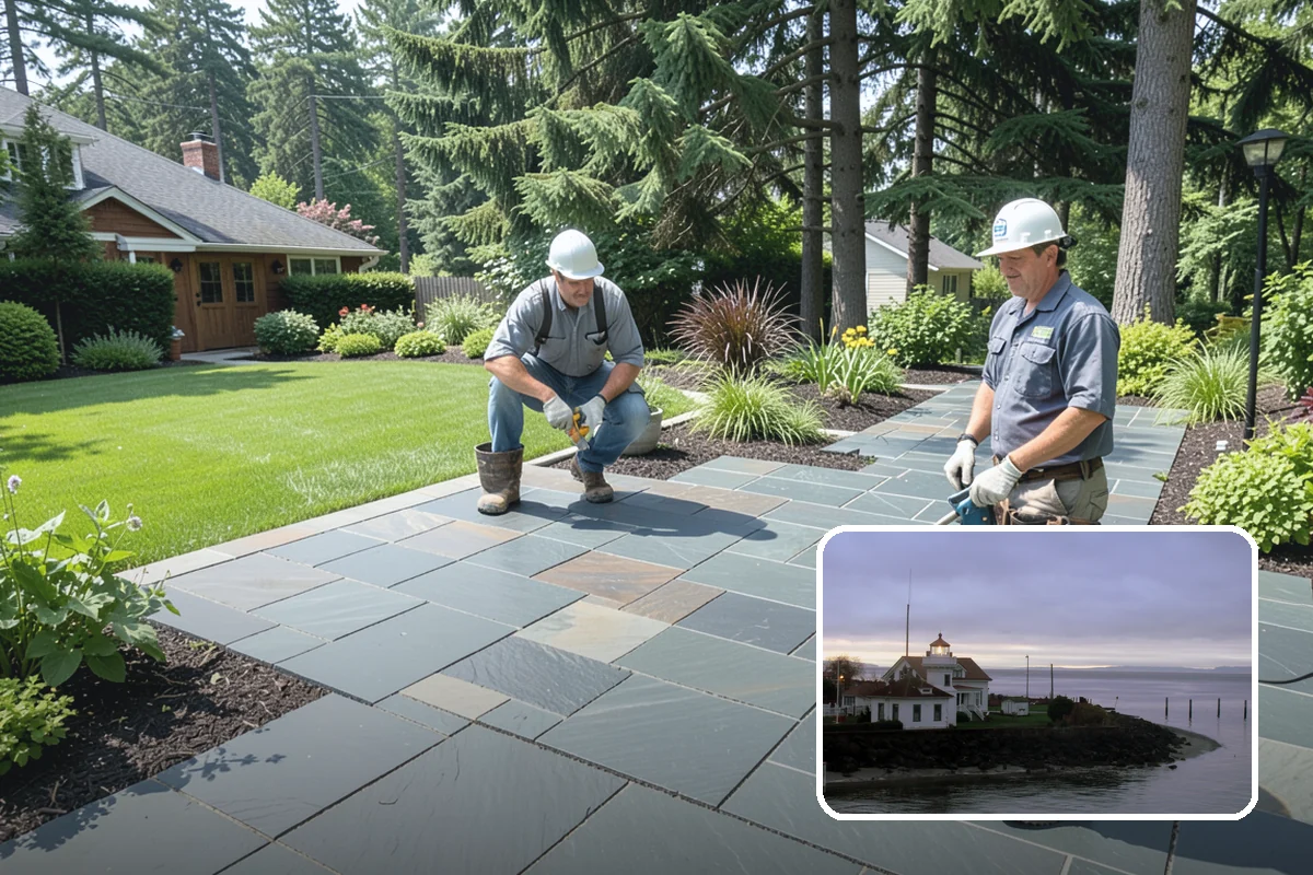 Hedge Trimming in Mukilteo, Snohomish County, WA - Sharp, even faces and level tops