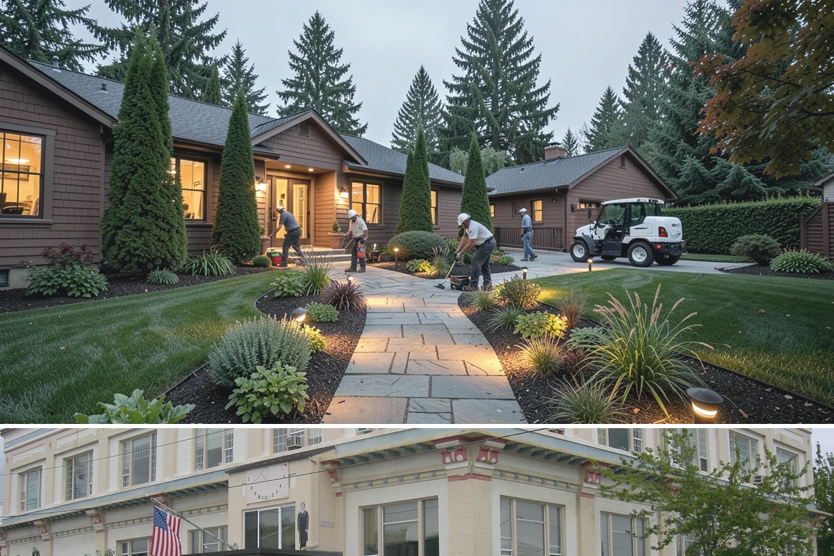 Hemlock Mulch Installation in Anacortes, Skagit County, WA - Hemlock is ideal for an early-spring refresh to showcase new growth, or a fall application to warm up the beds before the rains...