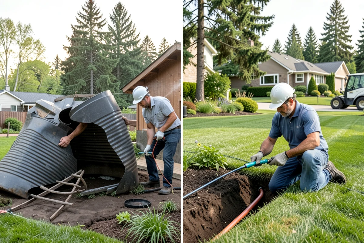Hemlock Mulch Installation in Arlington, Snohomish County, WA - Measure beds and confirm the natural hemlock look suits your plantings