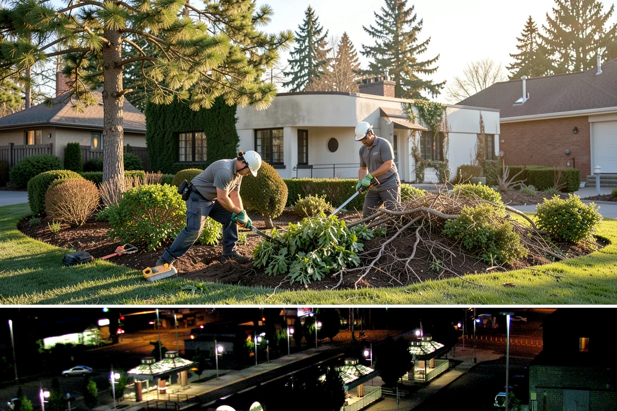 Hemlock Mulch Installation in Auburn, King County, WA - Hemlock is ideal for an early-spring refresh to showcase new growth, or a fall application to warm up the beds before the rains...
