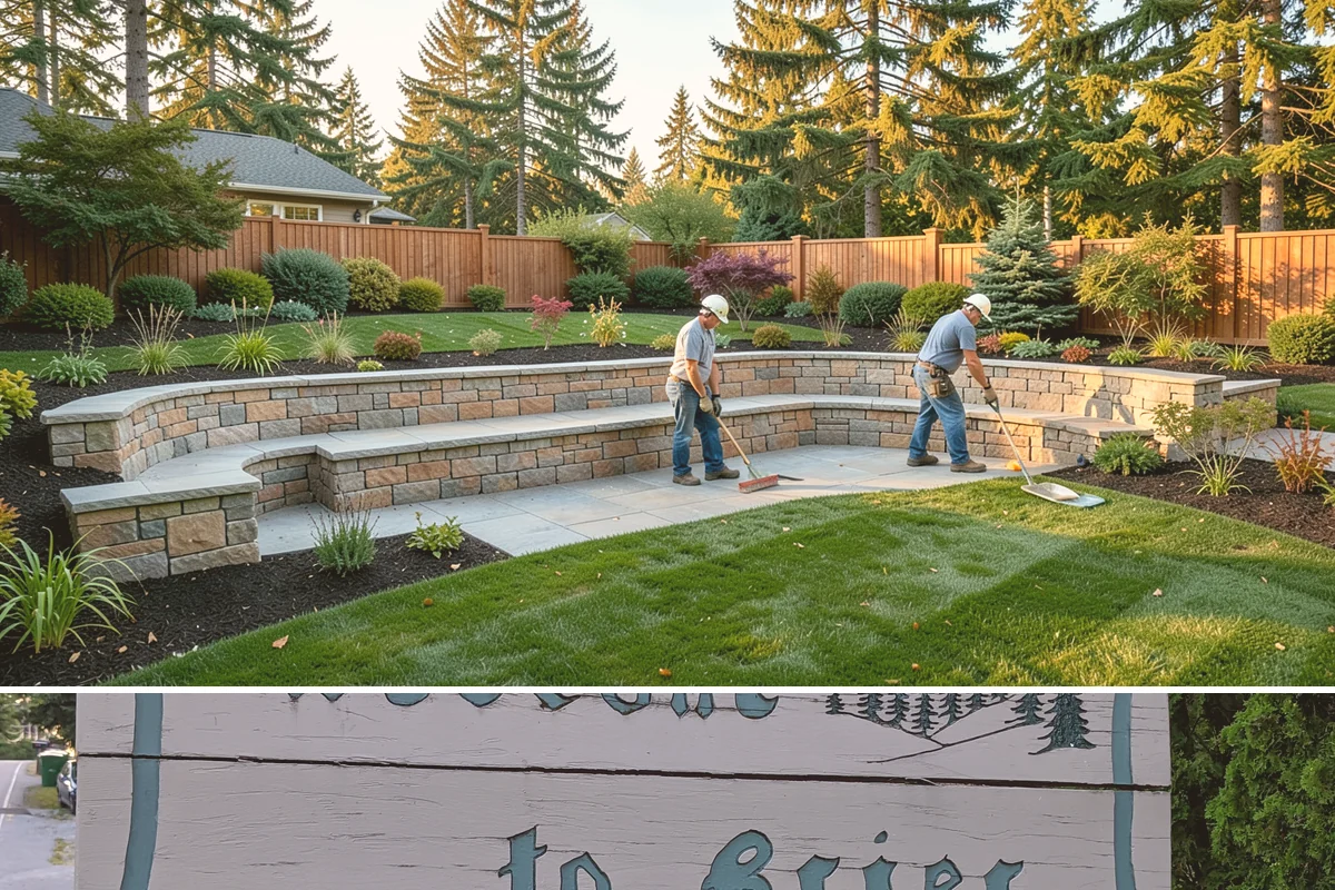 Hemlock Mulch Installation in Brier, Snohomish County, WA - Hemlock is ideal for an early-spring refresh to showcase new growth, or a fall application to warm up the beds before the rains...