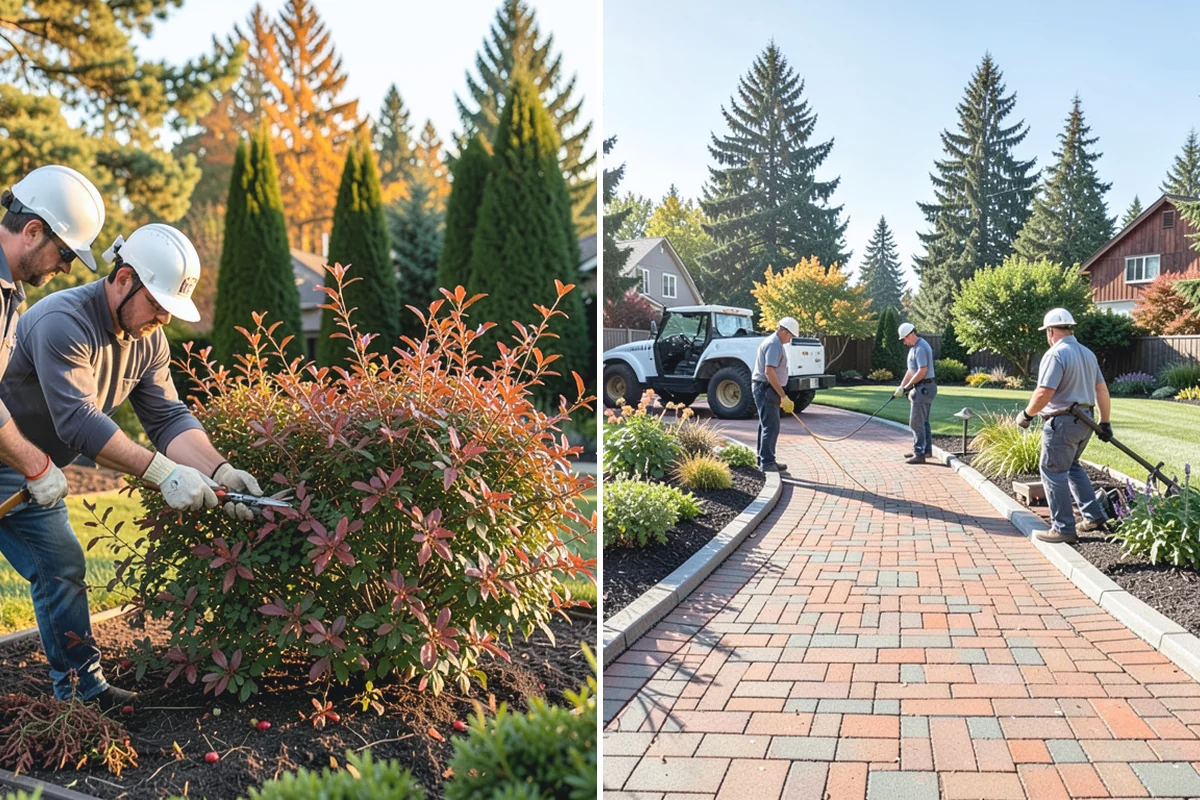 Hemlock Mulch Installation in Des Moines, King County, WA - Measure beds and confirm the natural hemlock look suits your plantings