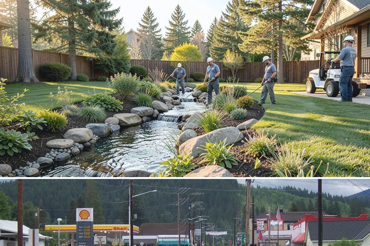 Hemlock Mulch Installation in Granite Falls, Snohomish County, WA - Hemlock is ideal for an early-spring refresh to showcase new growth, or a fall application to warm up the beds before the rains...