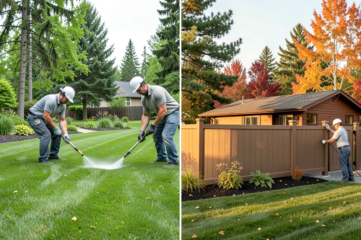 Hemlock Mulch Installation in Hunts Point, King County, WA - Measure beds and confirm the natural hemlock look suits your plantings