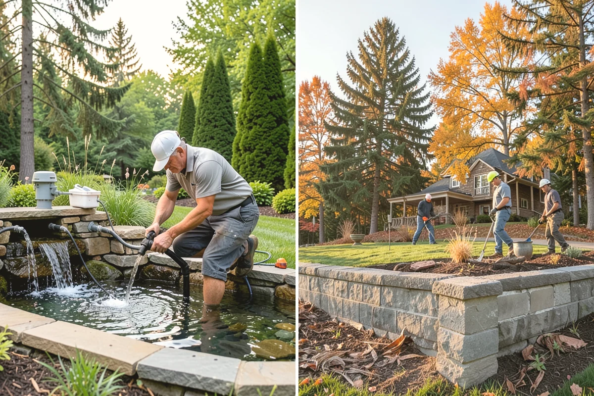 Hemlock Mulch Installation in La Conner, Skagit County, WA - Measure beds and confirm the natural hemlock look suits your plantings