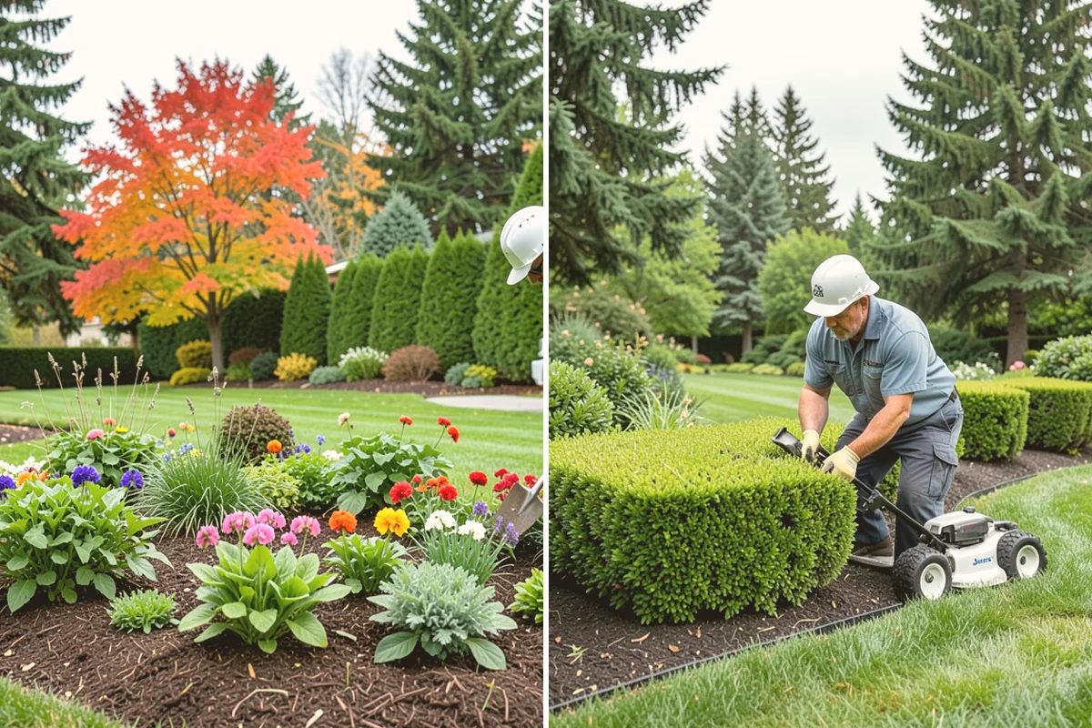 Hemlock Mulch Installation in Langley, Island County, WA - Measure beds and confirm the natural hemlock look suits your plantings