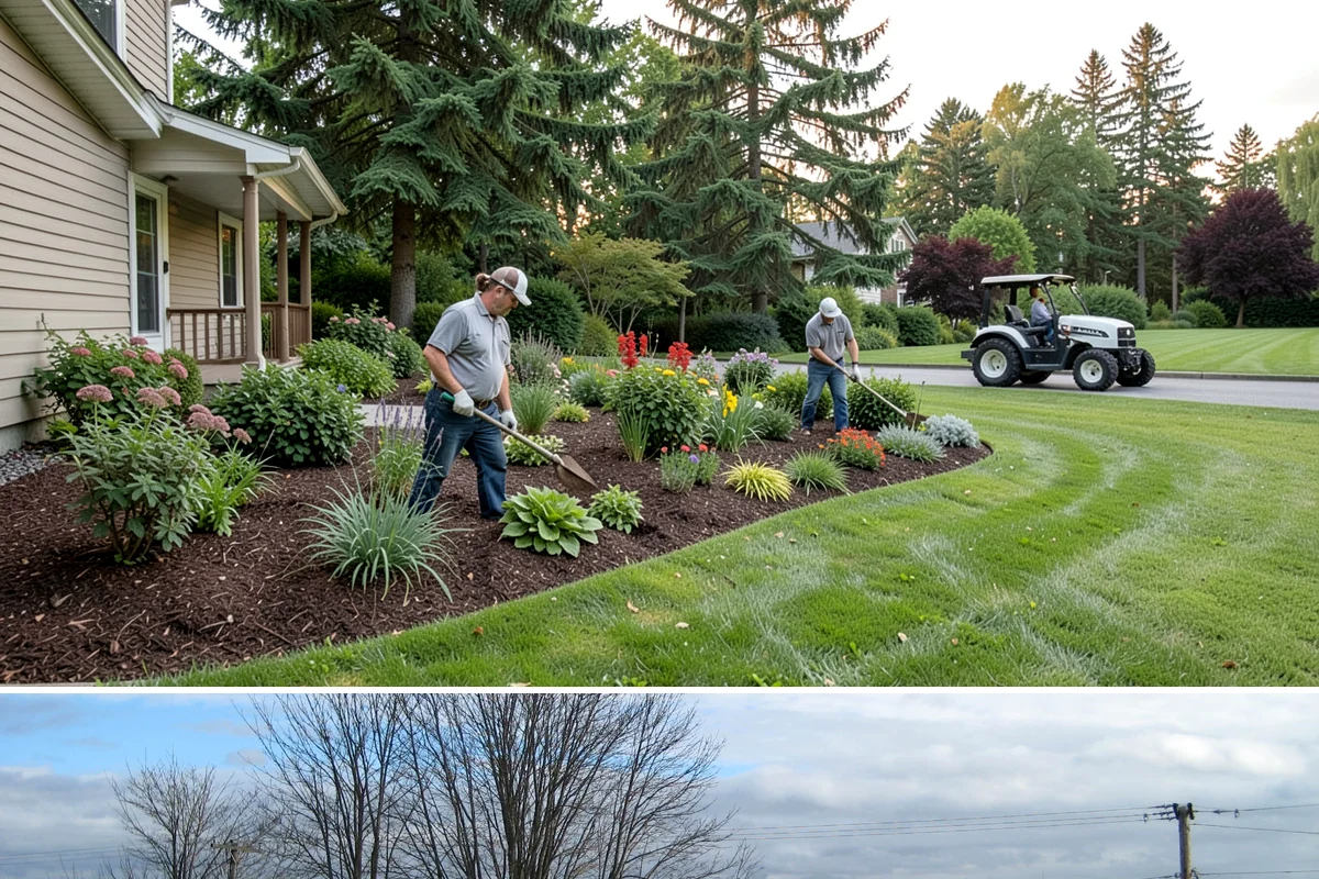 Hemlock Mulch Installation in Langley, Island County, WA - Hemlock is ideal for an early-spring refresh to showcase new growth, or a fall application to warm up the beds before the rains...