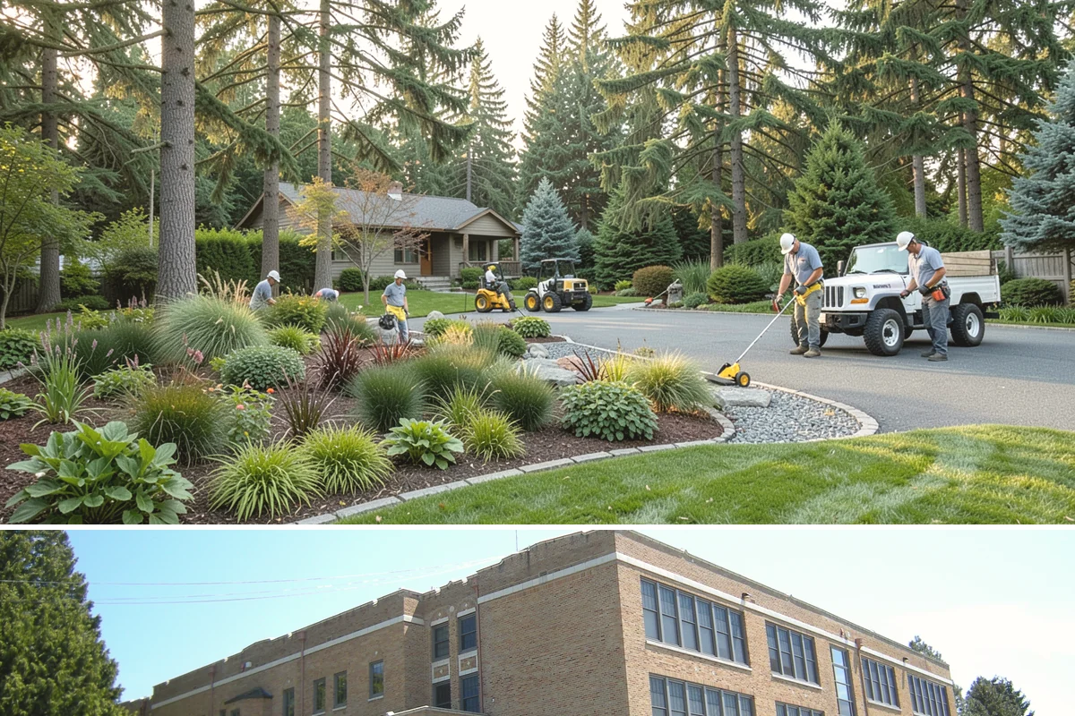 Hemlock Mulch Installation in Maple Valley, King County, WA - Hemlock is ideal for an early-spring refresh to showcase new growth, or a fall application to warm up the beds before the rains...
