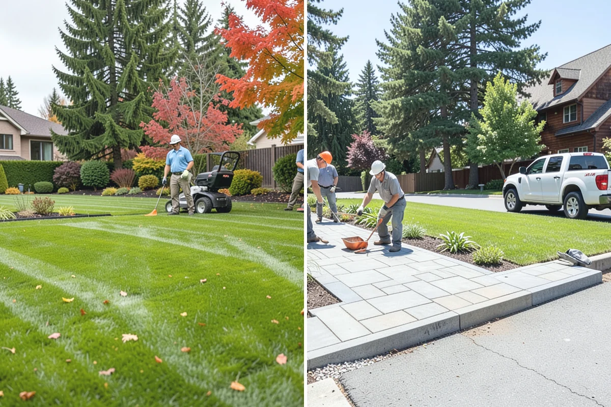 Hemlock Mulch Installation in Marysville, Snohomish County, WA - Measure beds and confirm the natural hemlock look suits your plantings