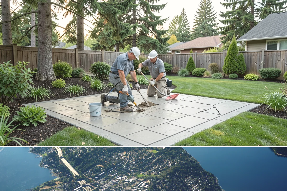 Hemlock Mulch Installation in Mercer Island, King County, WA - Hemlock is ideal for an early-spring refresh to showcase new growth, or a fall application to warm up the beds before the rains...