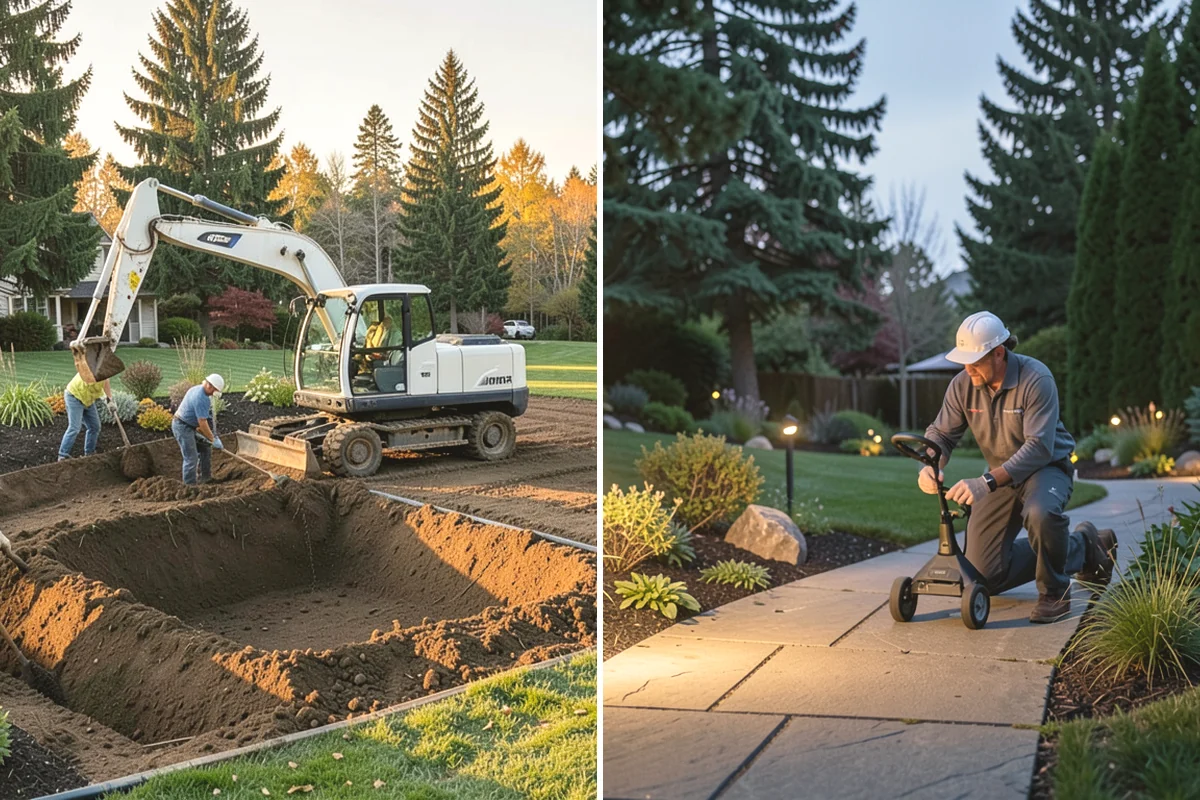 Hemlock Mulch Installation in Monroe, Snohomish County, WA - Measure beds and confirm the natural hemlock look suits your plantings