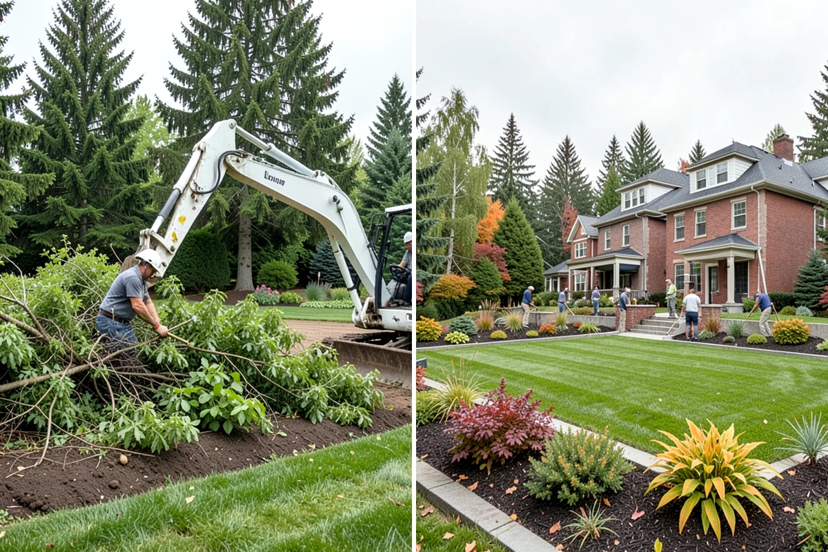Hemlock Mulch Installation in Puyallup, Pierce County, WA - Measure beds and confirm the natural hemlock look suits your plantings