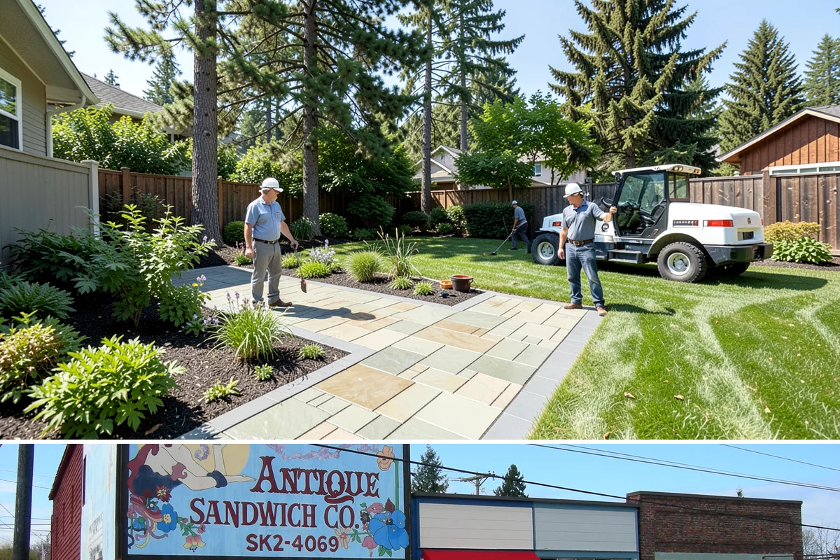 Hemlock Mulch Installation in Ruston, Pierce County, WA - Hemlock is ideal for an early-spring refresh to showcase new growth, or a fall application to warm up the beds before the rains...