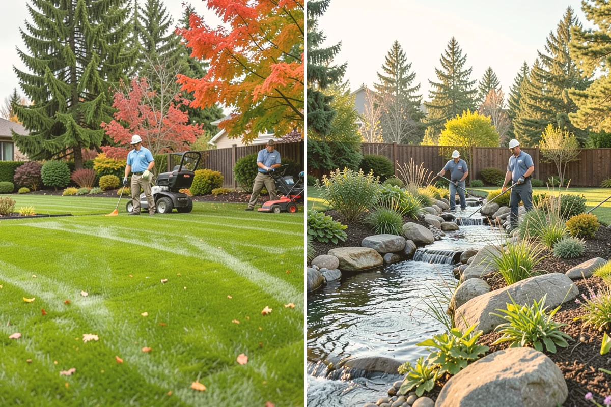 Hemlock Mulch Installation in Sammamish, King County, WA - Measure beds and confirm the natural hemlock look suits your plantings