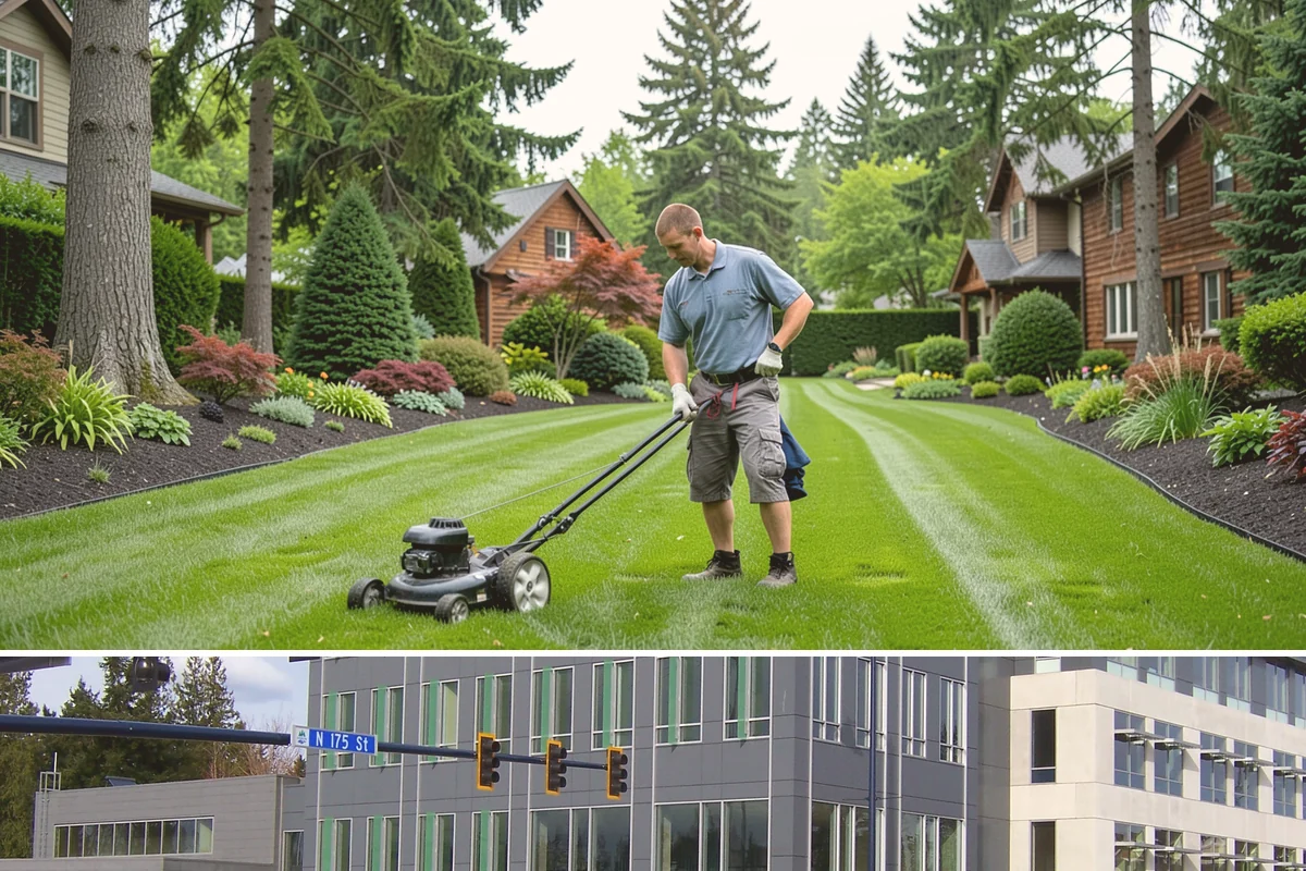 Hemlock Mulch Installation in Shoreline, King County, WA - Hemlock is ideal for an early-spring refresh to showcase new growth, or a fall application to warm up the beds before the rains...