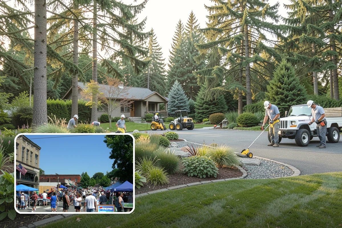 Hemlock Mulch Installation in Snohomish, Snohomish County, WA - Naturally rich red-brown color with no added dyes