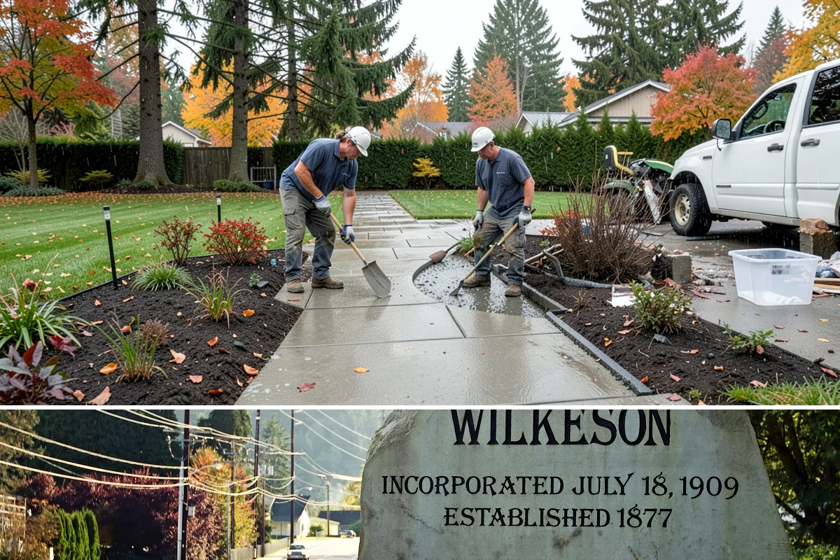 Hemlock Mulch Installation in Wilkeson, Pierce County, WA - Hemlock is ideal for an early-spring refresh to showcase new growth, or a fall application to warm up the beds before the rains...