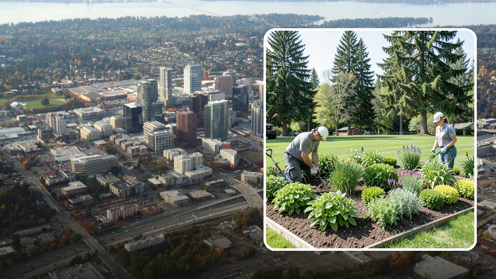 Herb Garden Installation in Bellevue, King County, WA - We build productive herb gardens that flourish in the cool, moist Northwest climate.