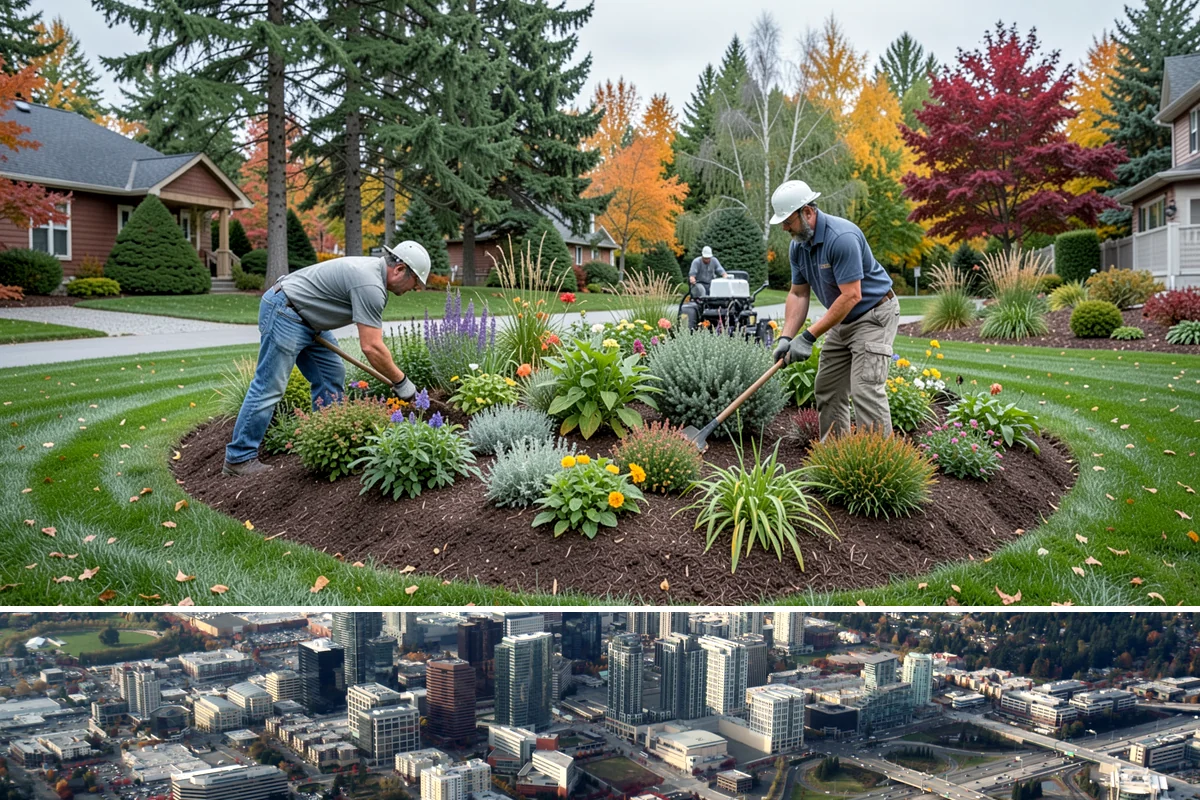 Herb Garden Installation in Bellevue, King County, WA - Start herbs in spring after frost for a full harvest season, adding hardy perennial herbs like rosemary and thyme that overwinter...