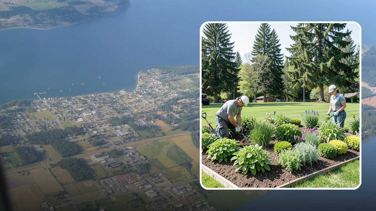 Herb Garden Installation in Coupeville, Island County, WA - We build productive herb gardens that flourish in the cool, moist Northwest climate.