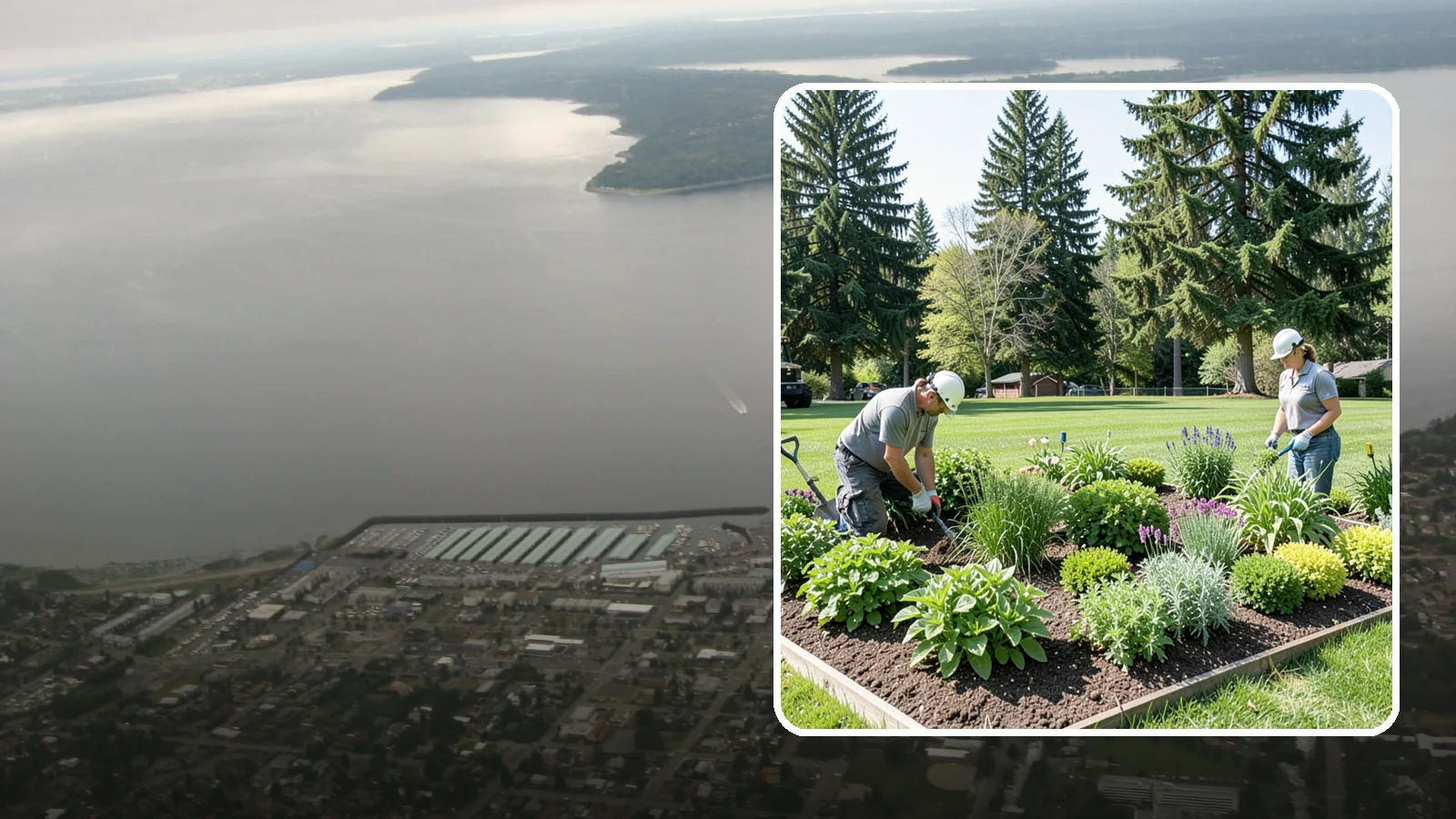 Herb Garden Installation in Des Moines, King County, WA - We build productive herb gardens that flourish in the cool, moist Northwest climate.