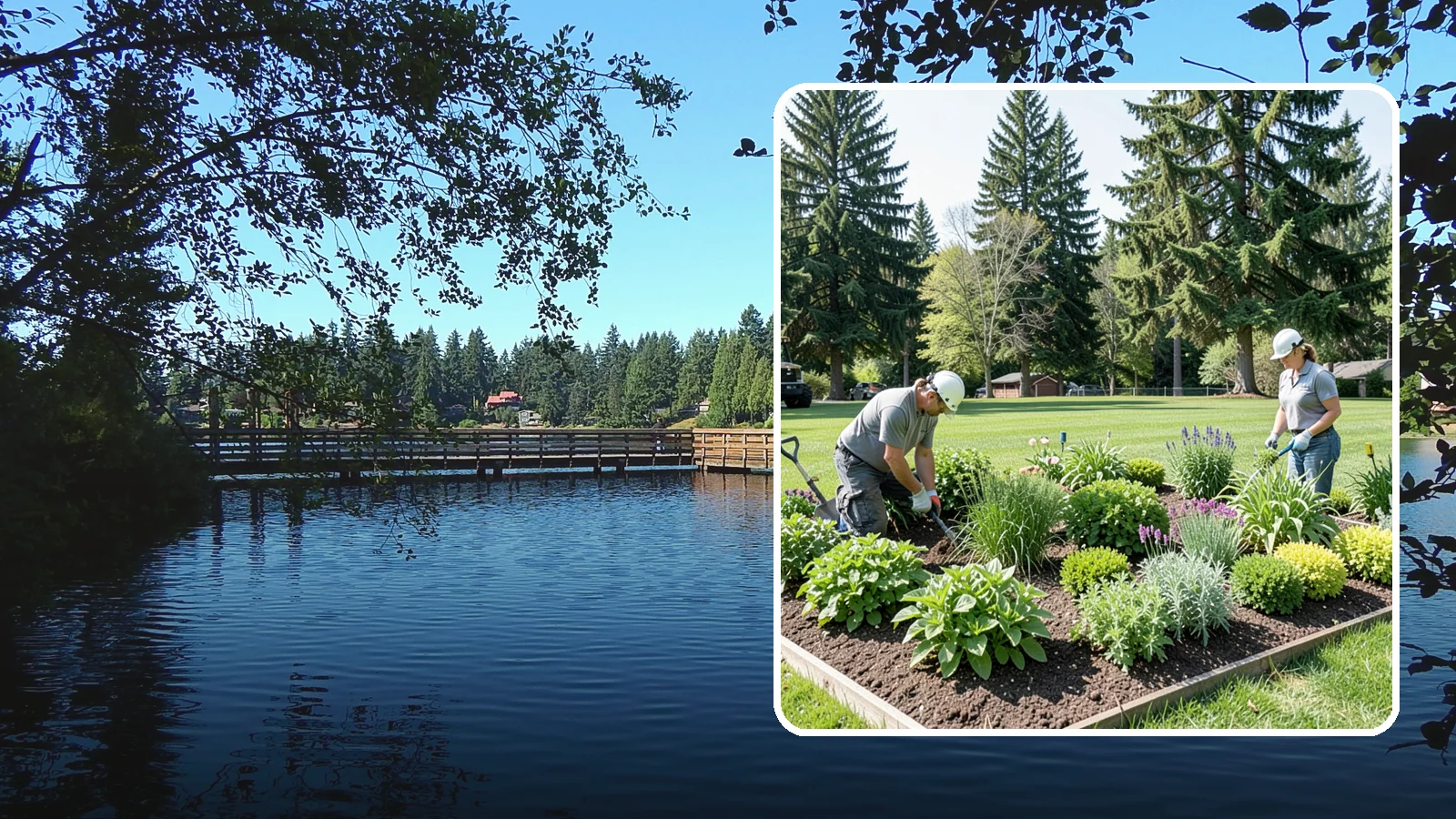 Herb Garden Installation in Federal Way, King County, WA - We build productive herb gardens that flourish in the cool, moist Northwest climate.