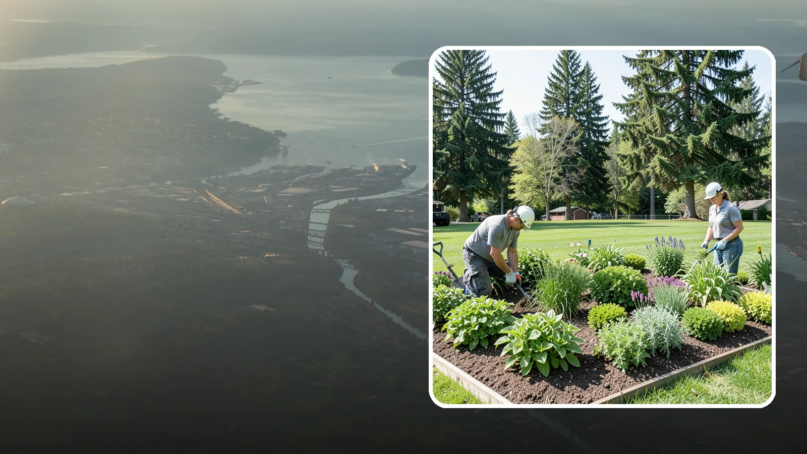 Herb Garden Installation in Fife, Pierce County, WA - We build productive herb gardens that flourish in the cool, moist Northwest climate.