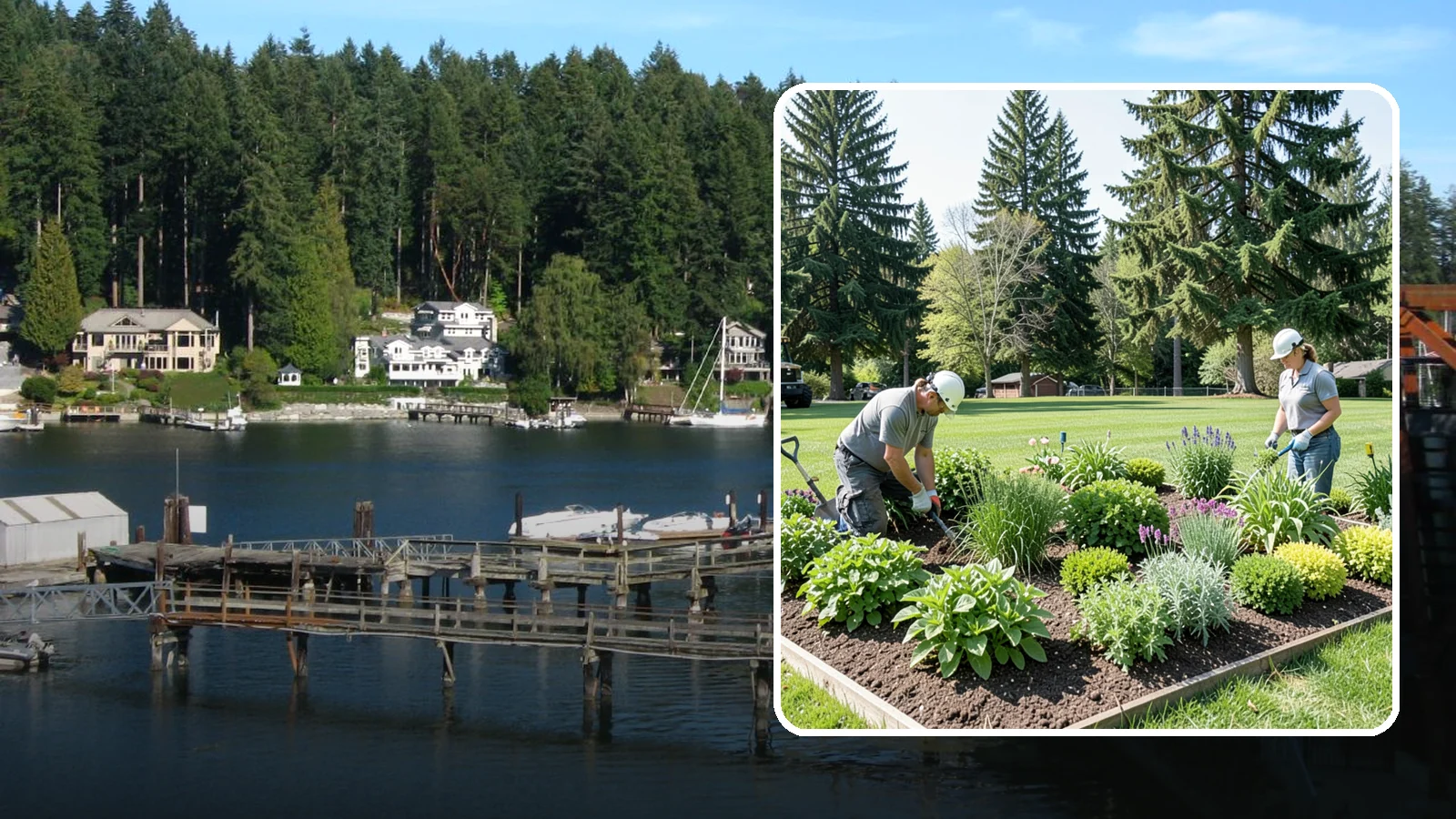 Herb Garden Installation in Gig Harbor, Pierce County, WA - We build productive herb gardens that flourish in the cool, moist Northwest climate.