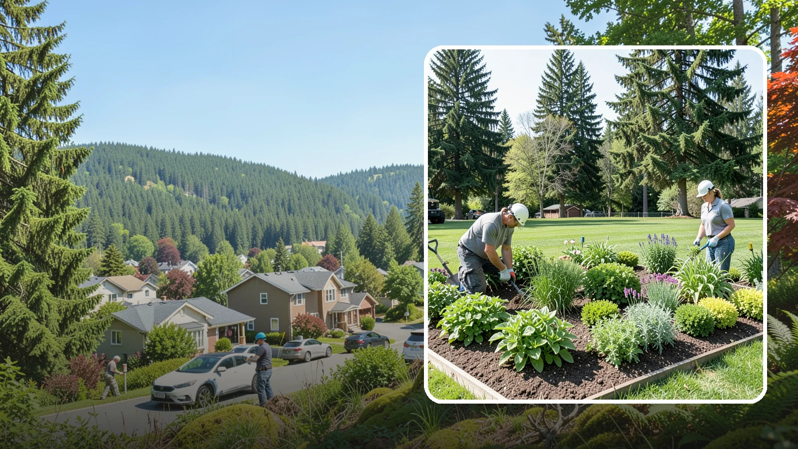 Herb Garden Installation in Index, Snohomish County, WA - We build productive herb gardens that flourish in the cool, moist Northwest climate.