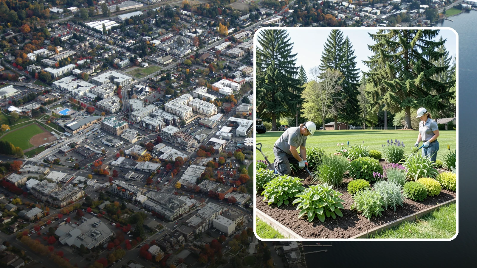 Herb Garden Installation in Kirkland, King County, WA - We build productive herb gardens that flourish in the cool, moist Northwest climate.